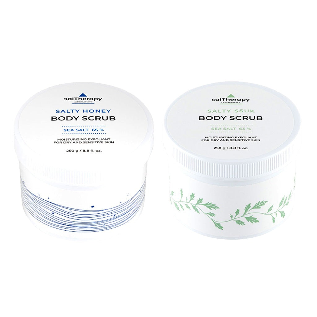 salTherapy Salty Body Scrub 250g - Honey / Ssuk(Mugwort) - Dodoskin
