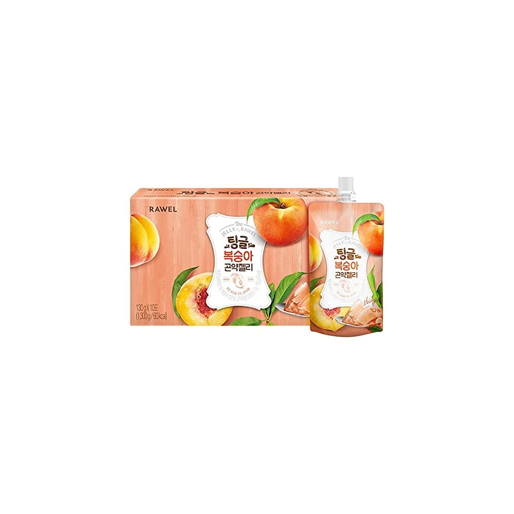 RAWEL Konjac Jelly Peach 10ea*130g