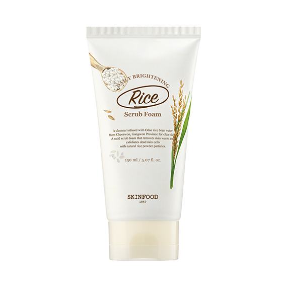 [Expiration imminen] SKINFOOD Rice Daily Brightening Scrub Foam 150ml