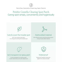 PETITFEE Centella Clearing Spot Patch 23pcs 1 sheet