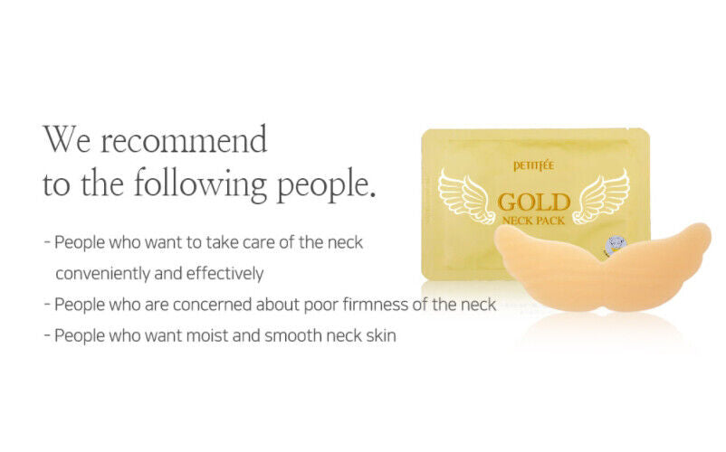 PETITFEE Gold Neck Pack (5pcs)