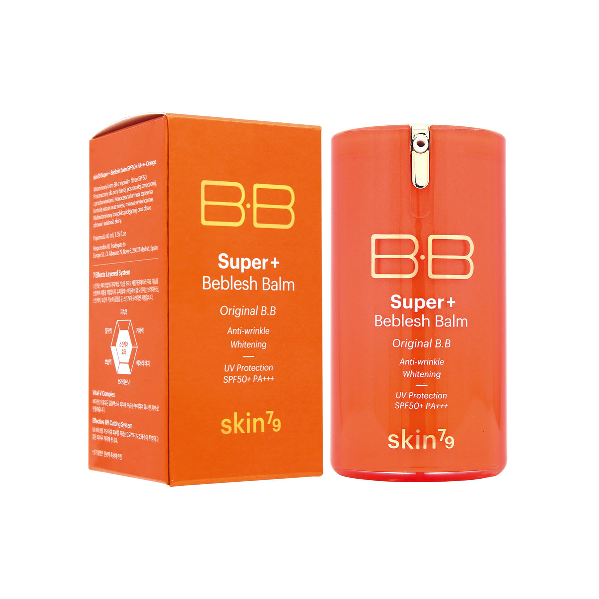 skin79 Super+ Beblesh Balm SPF50+ PA+++ 40ml #Orange