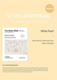 Secriss Pure Nature Mask Pack 25ml #White Pearl