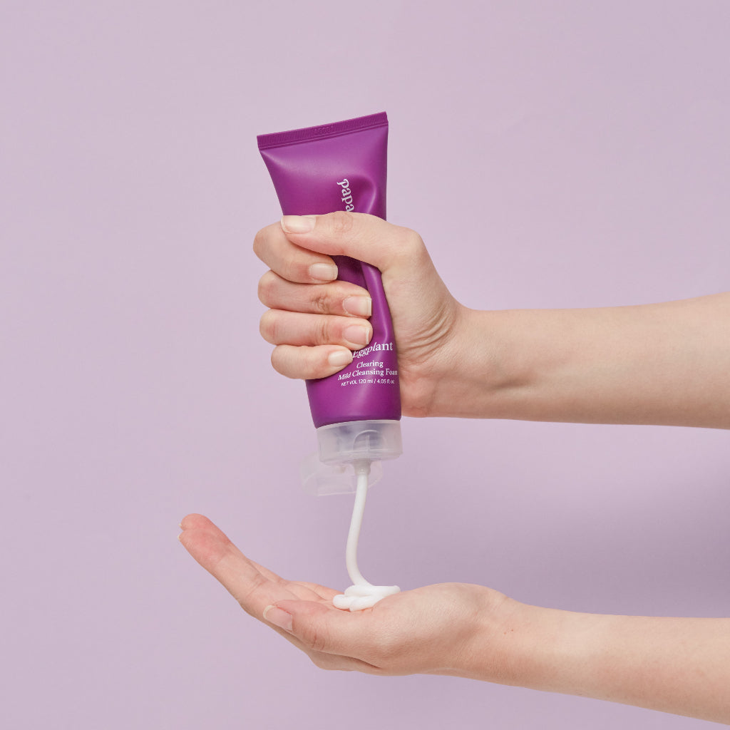 papa recipe Eggplant Clearing Mild Cleansing Foam 120ml