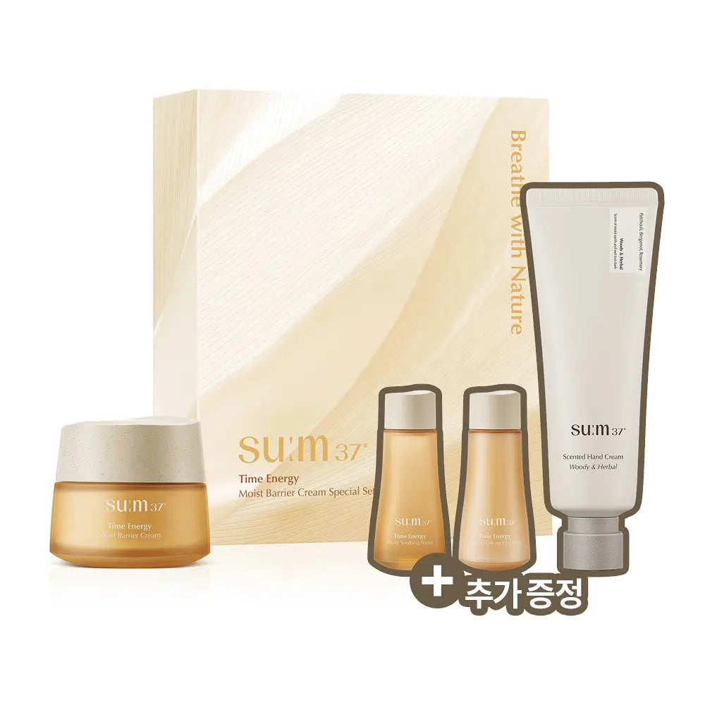 su:m37 Time Energy Moist Barrier Cream 80ml Set