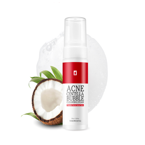 TOSOWOONG Acne Centella Bubble Cleansing Foam 150g