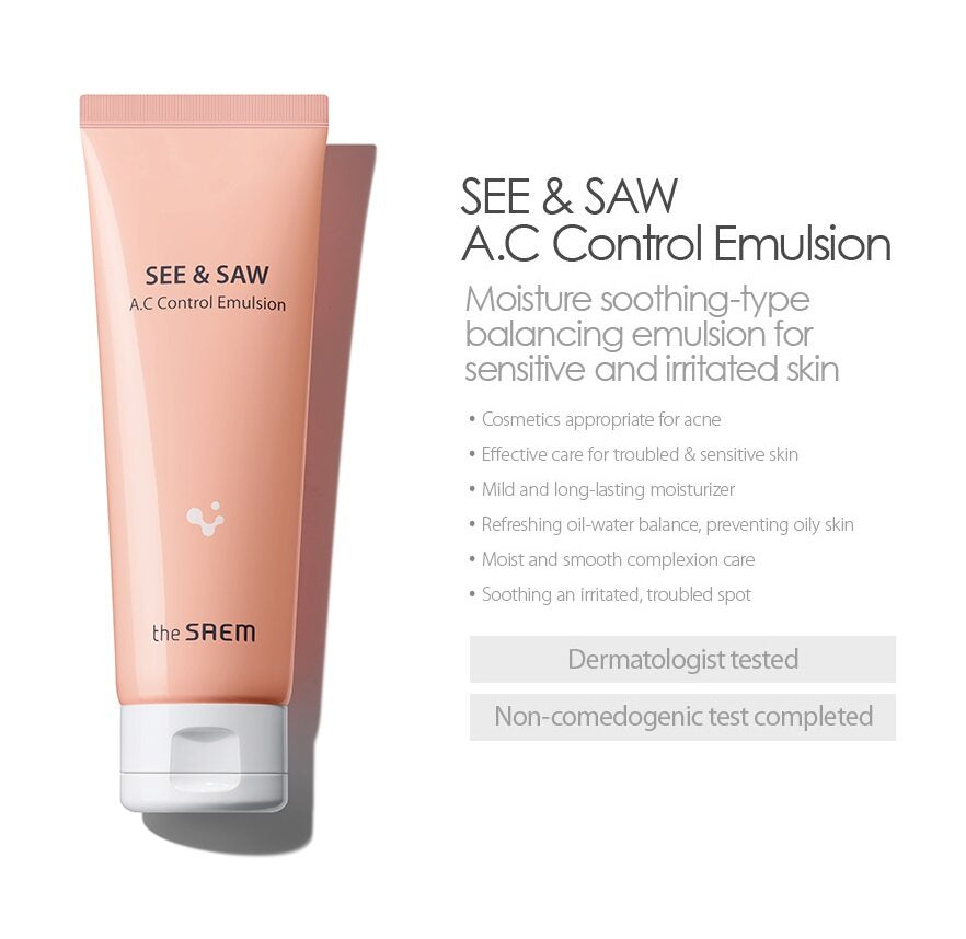 the SAEM See & Saw A.C Control Emulsion 120ml