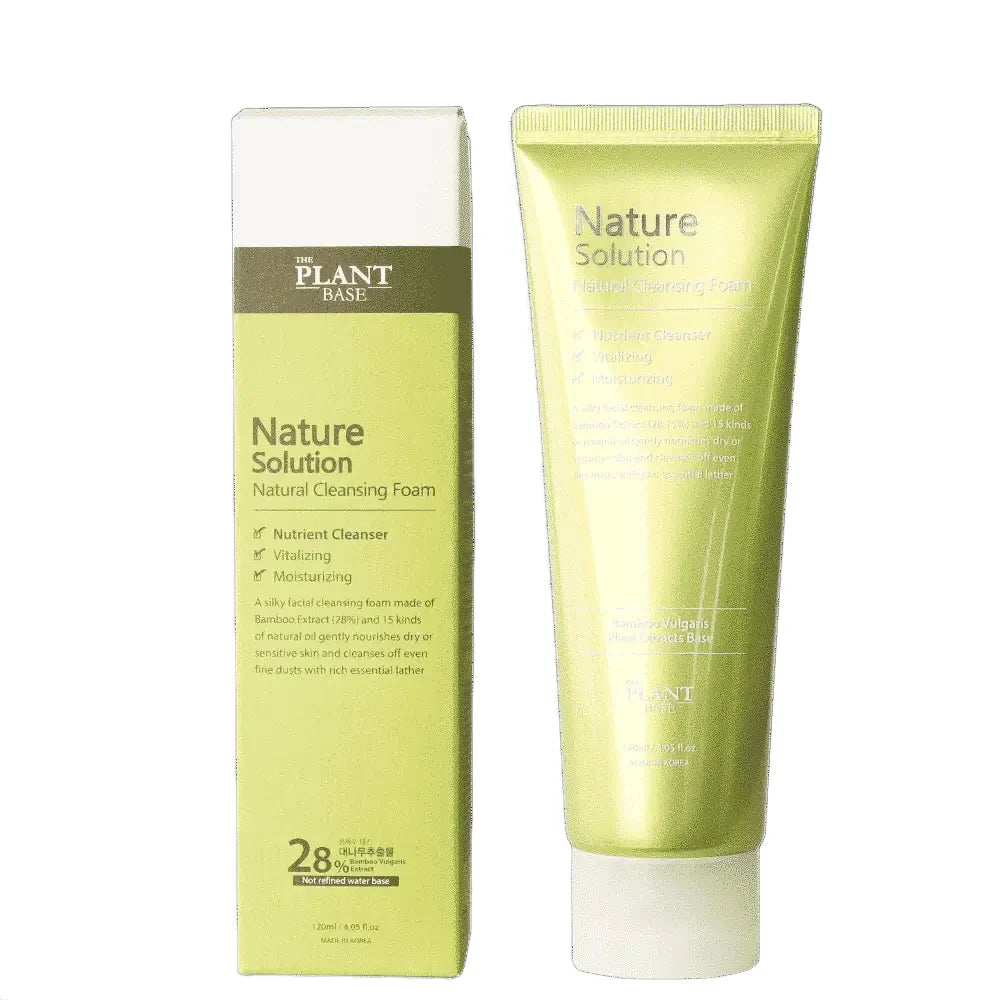 THE PLANT BASE Nature Solution Natural Cleansing Foam 120ml