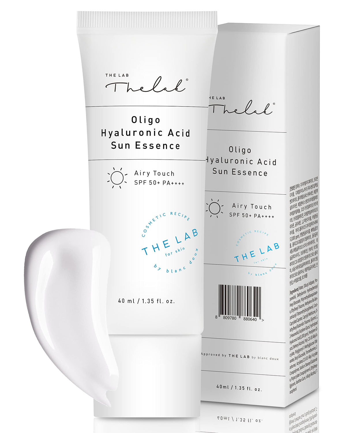 THE LAB by blanc doux Oligo Hyaluronic Acid Sun Essence 40ml SPF50+PA++++