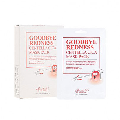 Benton *Renewal* Goodbye Redness Centella Cica Mask Pack (10ea)