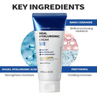 WELLAGE Real Hyaluronic 100 Cream 80ml