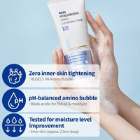 Wellage Real Hyaluronic Amino Cleansing Foam 150ml