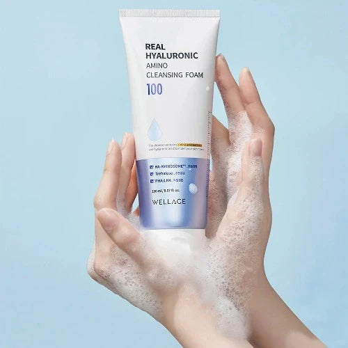 Wellage Real Hyaluronic Amino Cleansing Foam 150ml