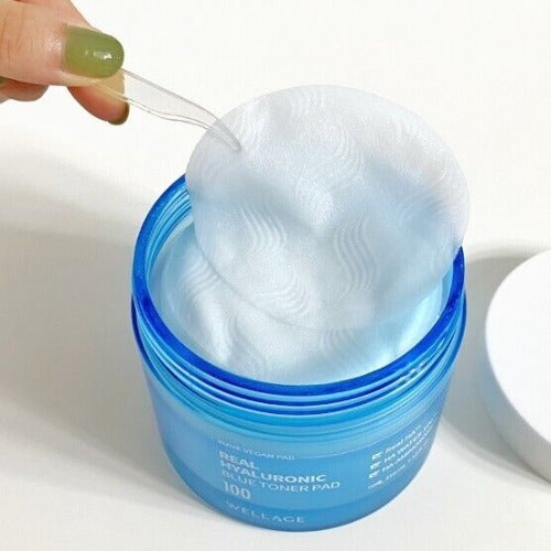 Wellage Real Hyaluronic Blue Toner Pad 210ml